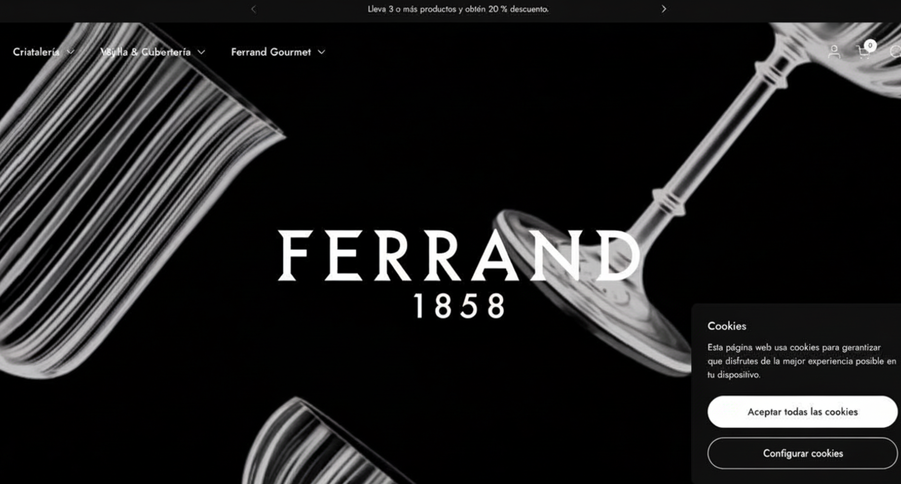 Ferrand & Cia — UX redesign and visual direction 2025